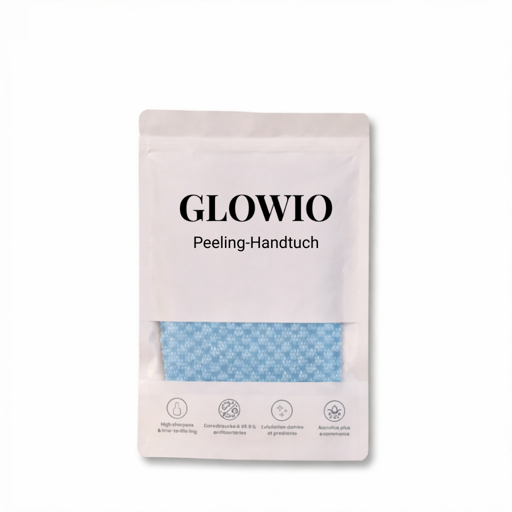 GLOWIO  Antibakterielles Peeling-Tuch