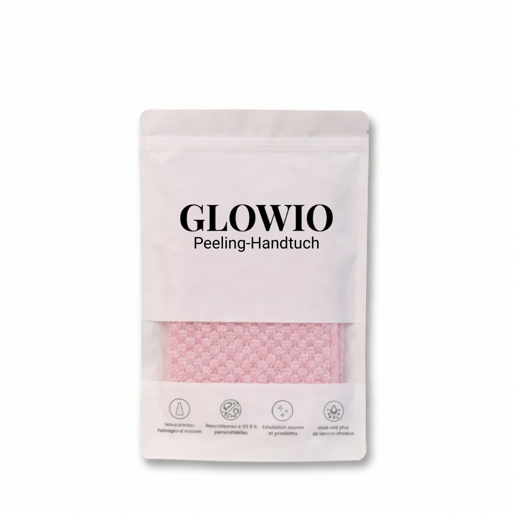 GLOWIO  Antibakterielles Peeling-Tuch