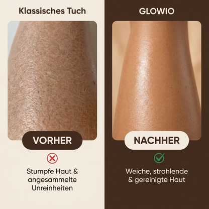 GLOWIO  Antibakterielles Peeling-Tuch