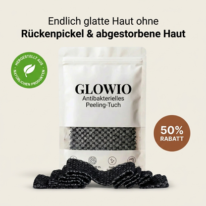 GLOWIO  Antibakterielles Peeling-Tuch