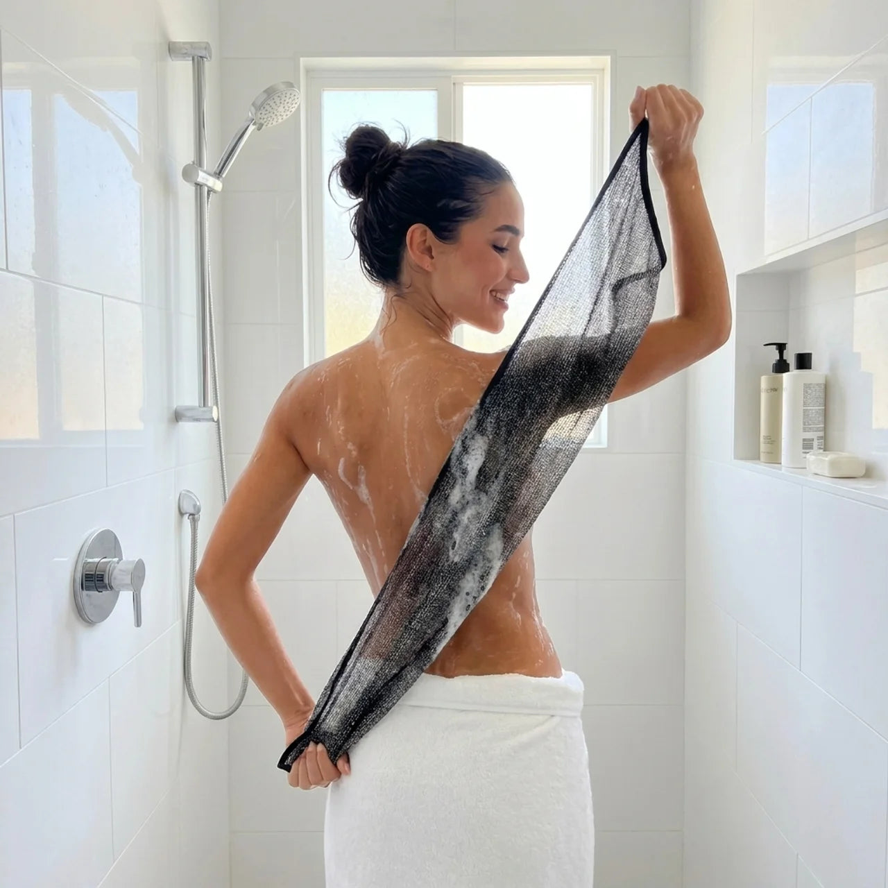 GLOWIO  Antibakterielles Peeling-Tuch