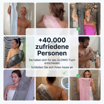 GLOWIO  Antibakterielles Peeling-Tuch
